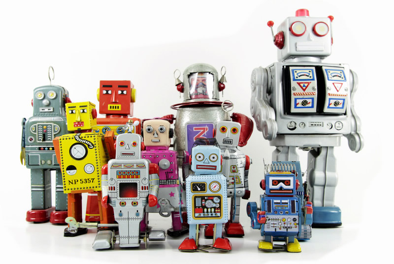 Robots.Crédit : CanStockPhoto
